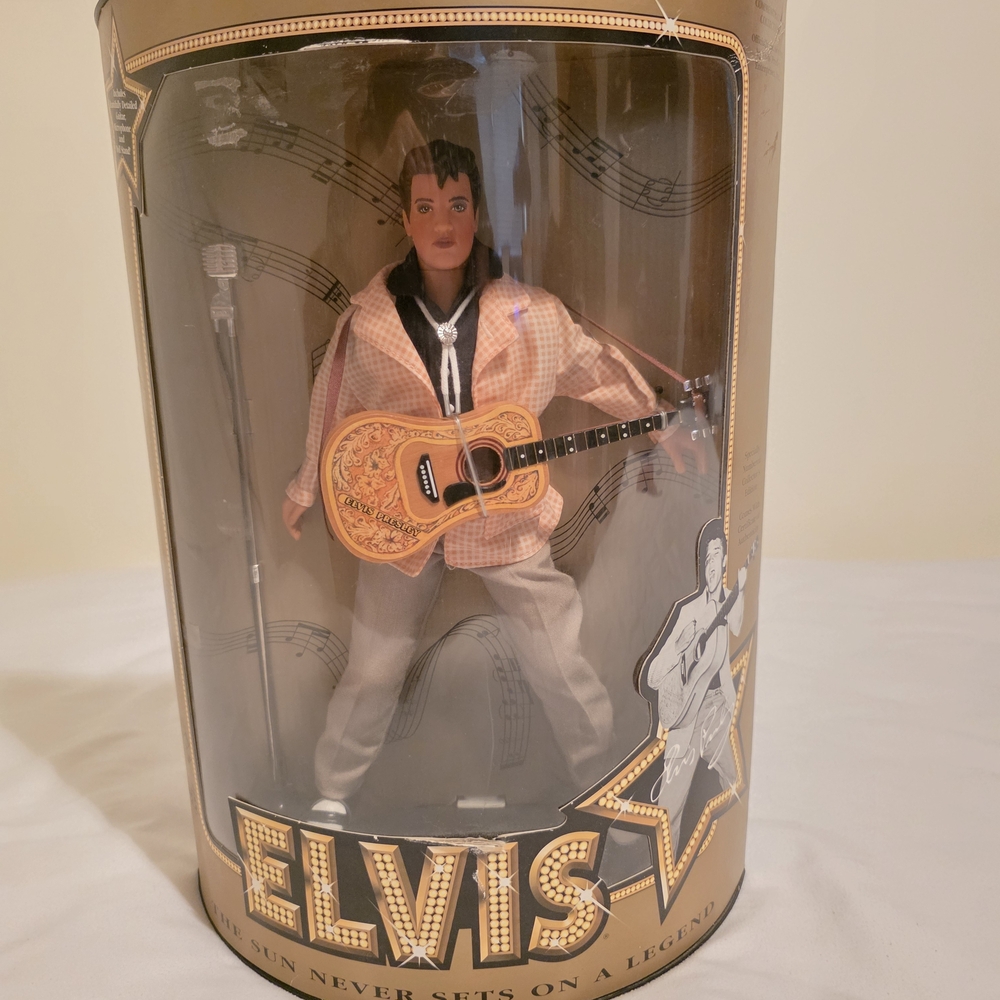 Elvis Presley Collectible Doll with Guitar